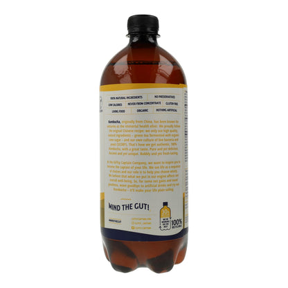Kombucha Ananas et Pêche BIO Captain Kombucha 1 L