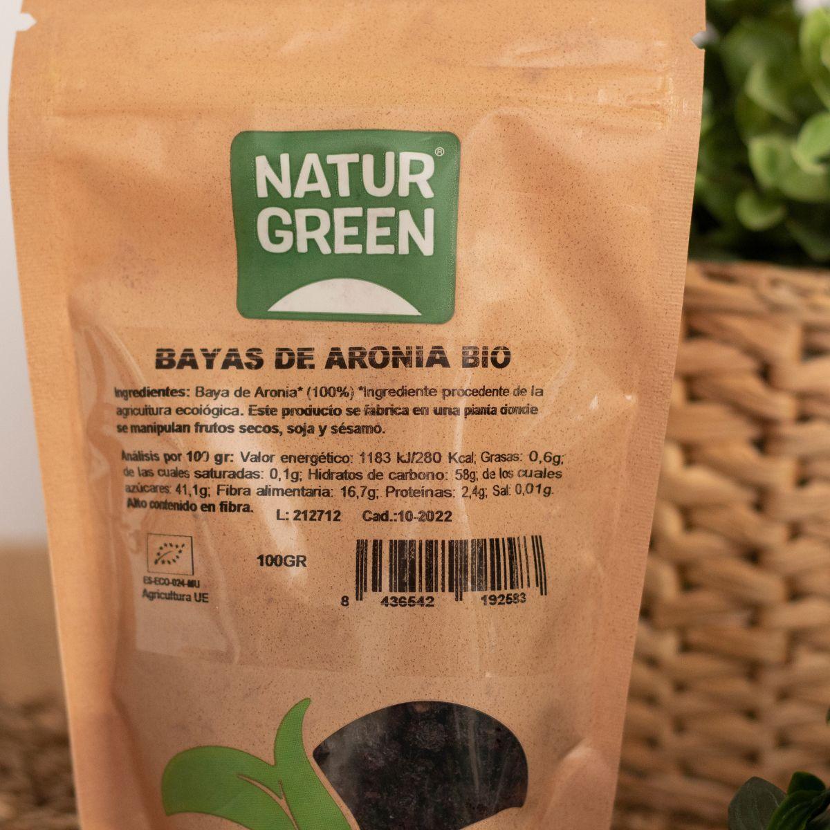 Aronia-bessen Naturgreen 100 g