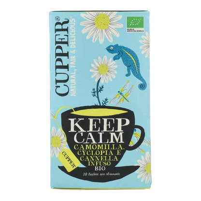 Keep Calm BIO Cupper kruidenthee 20 zakjes
