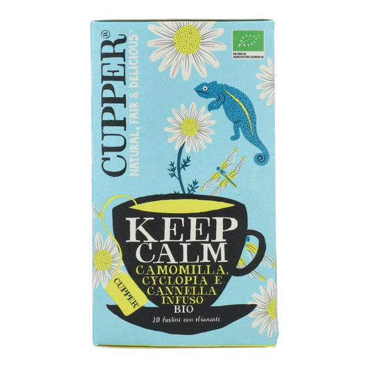 Keep Calm BIO Cupper kruidenthee 20 zakjes