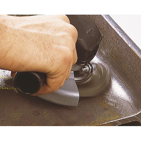 Wolfcraft 2701000 - 1 brosse à disque pour métaux, tressée, filetage M 14 Ø 100 x 15 mm