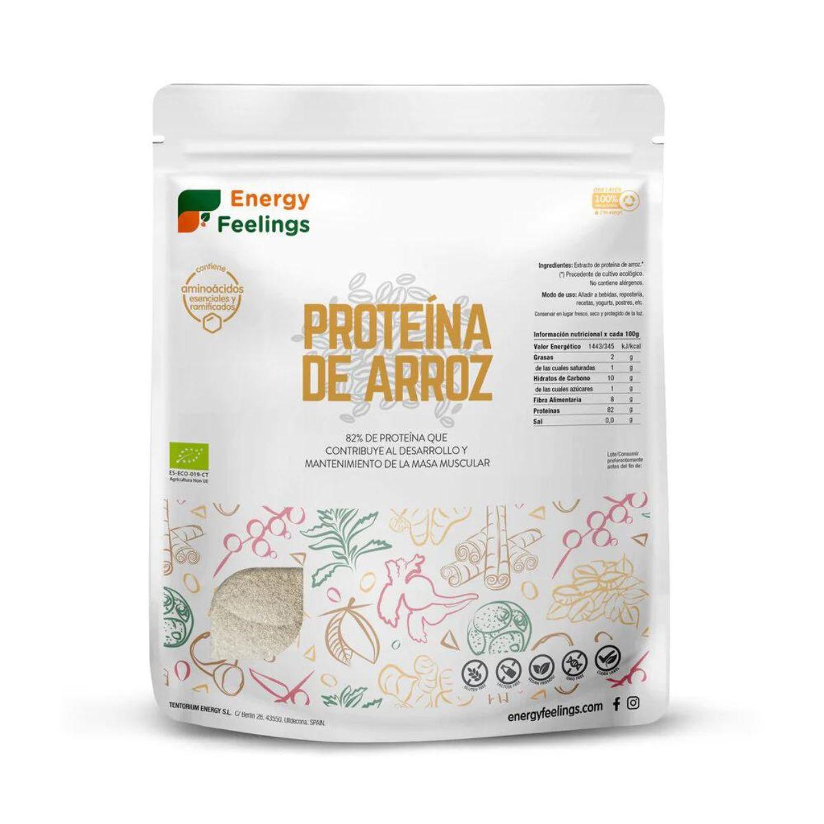Proteine di riso ECO in polvere 500 g