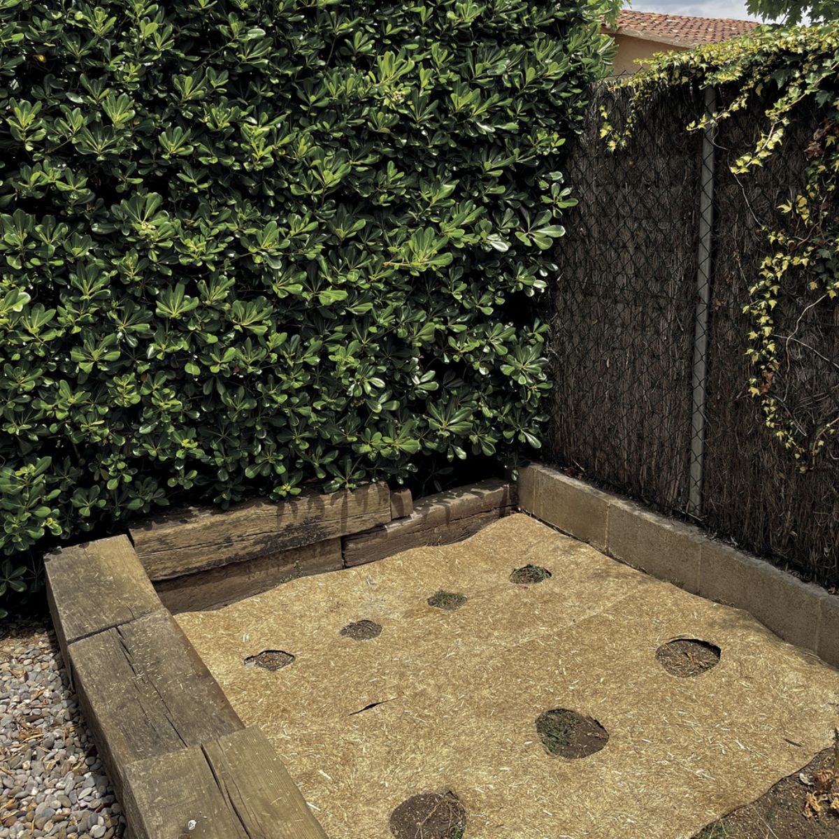 Pacciamatura naturale anti-erbacce Flaxhemp Nortene 0,5x3 m