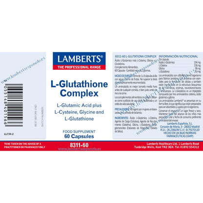 L-Glutathion-Komplex Lamberts, 60 Kapseln