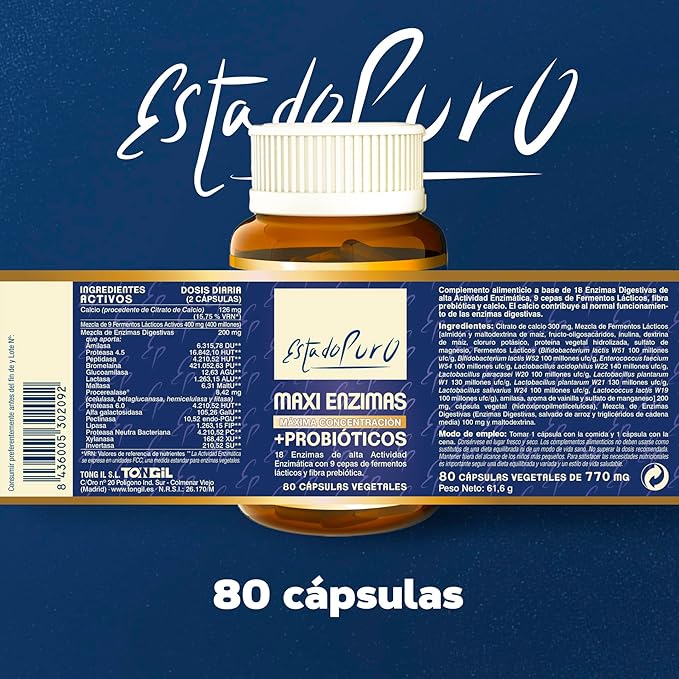 Maxienzimas Tongil 80 capsules