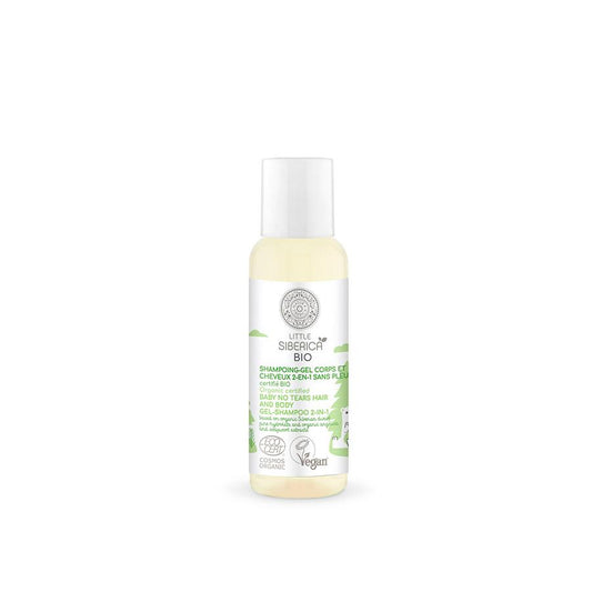 Organiczny szampon do włosów i ciała 2 w 1 „Bebé sin lagrimas” Natura Siberica 50 ml