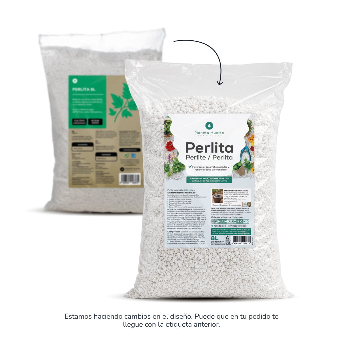 Pack 2xPerlite Planeta Huerto 8 Liter
