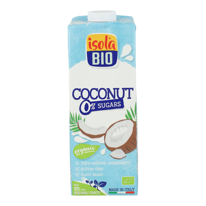 Sockerfri kokosdryck Isola Bio 1 l