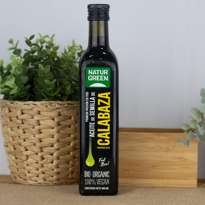 NaturGreen ekologisk pumpafröolja 500 ml