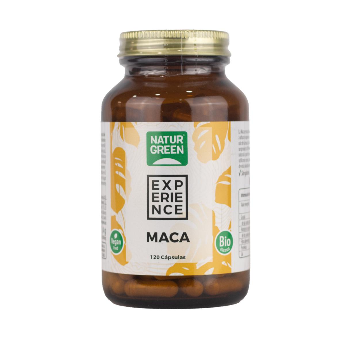 Gélules de maca Bio EXPERIENCE Naturgreen 120 gélules