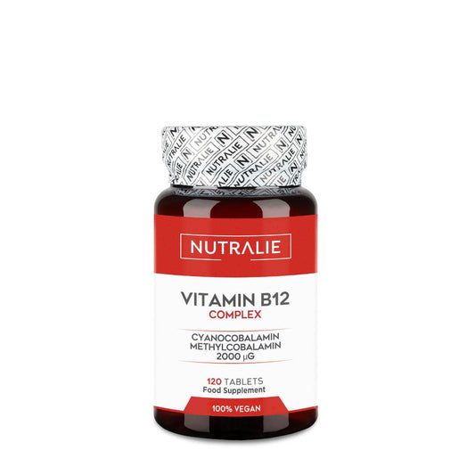 Kompleks witaminy B12 2000 mcg Zmęczenie Nutralie 120 tabletek