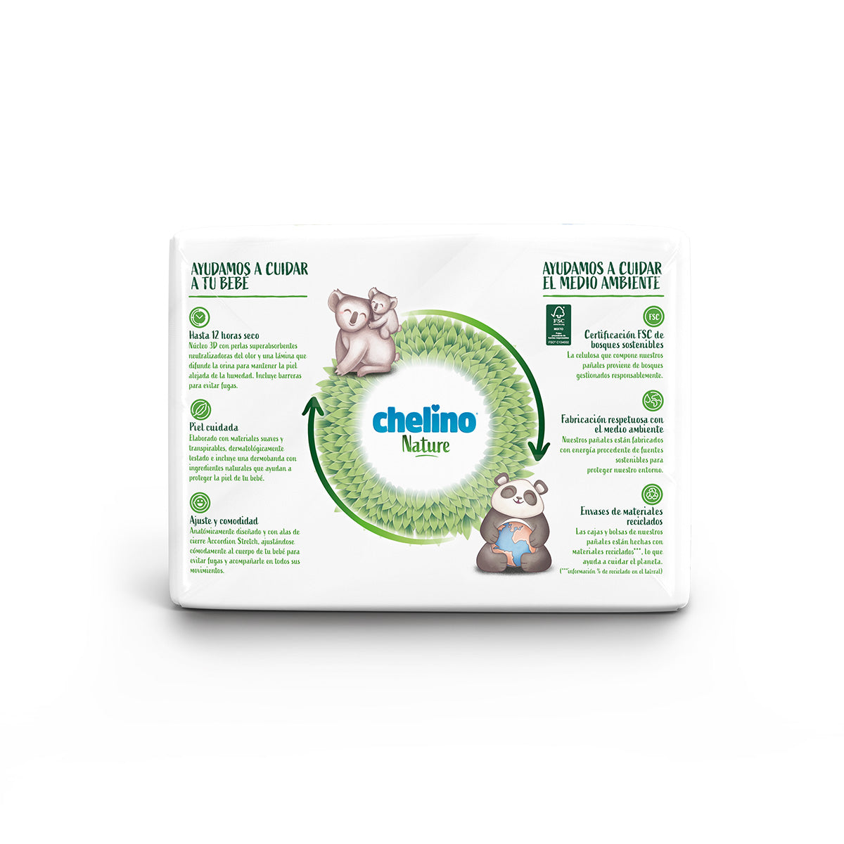 6er-Pack Windeln T2 3-6 kg Chelino Nature 28 Stück