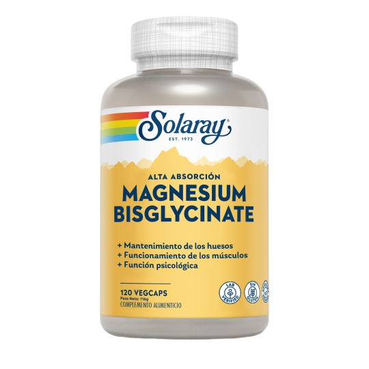 Bisglycinat magnesium Solaray 240 VegaCaps