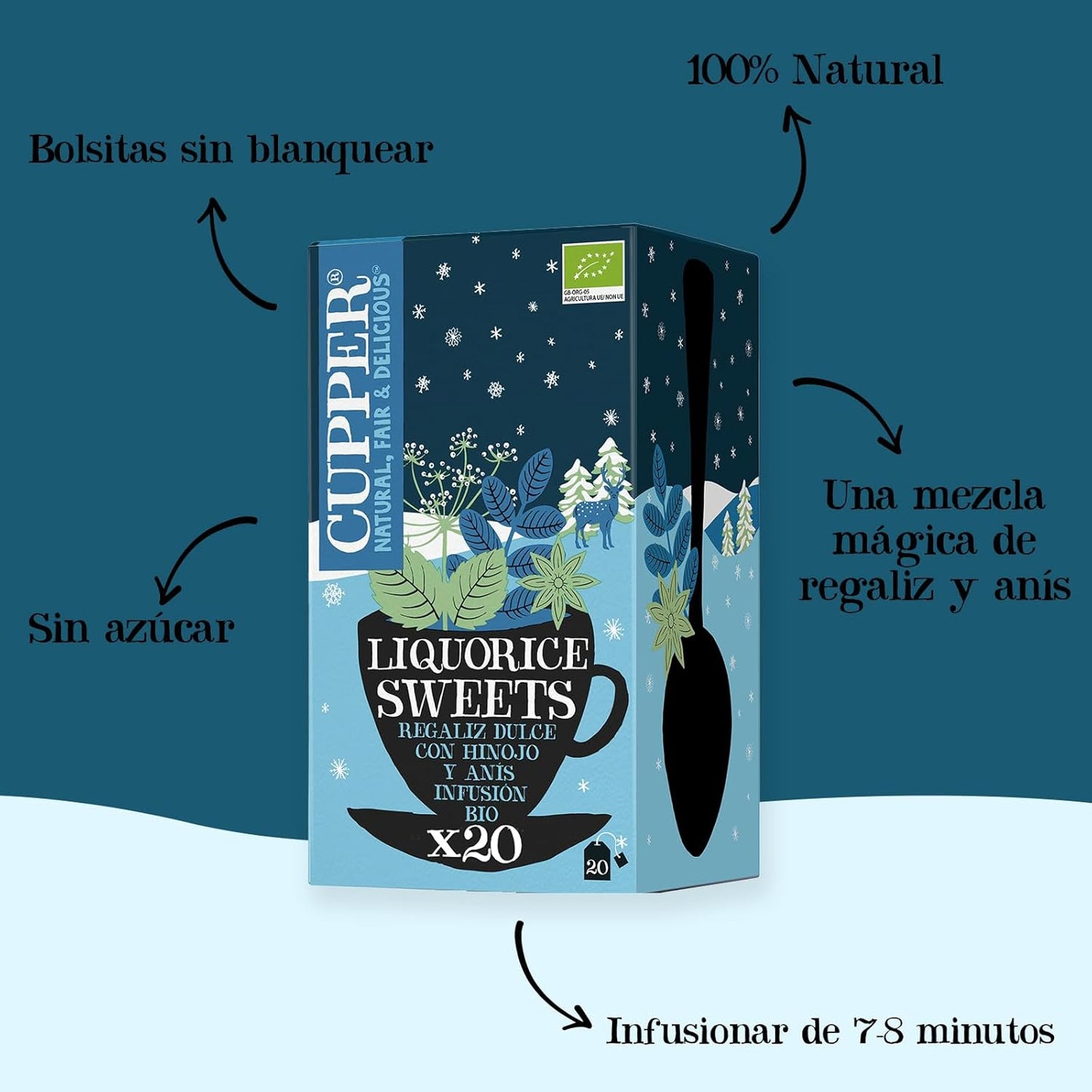Infuso Winter Liquorice Bio Cupper 20 bustine