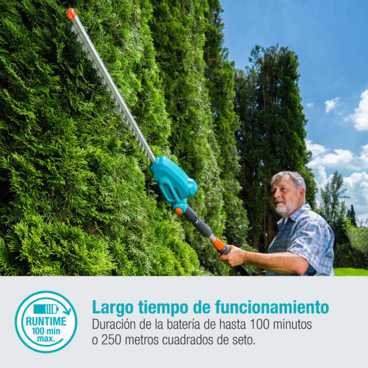 THS Li-18/42 Gardena battery-powered telescopic hedge trimmer