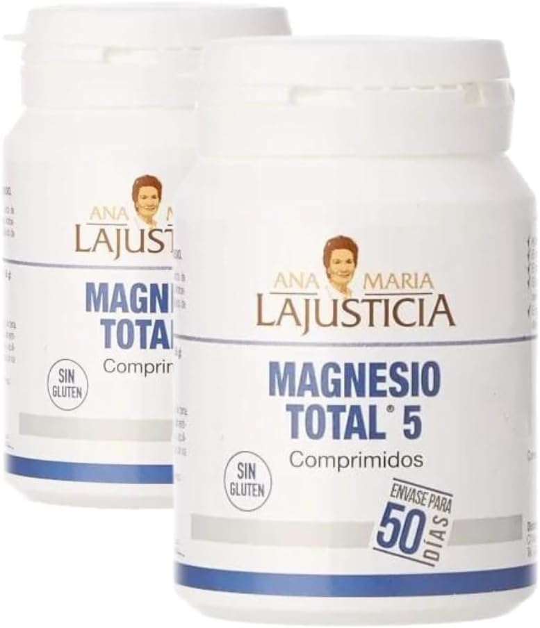 Zestaw 2X Magnesio Total 5 Sales, Ana María La Justicia, 100 tabletek