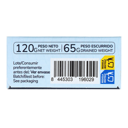 Pack of 12 cod liver in its own oil, Planeta Huerto, 120 g