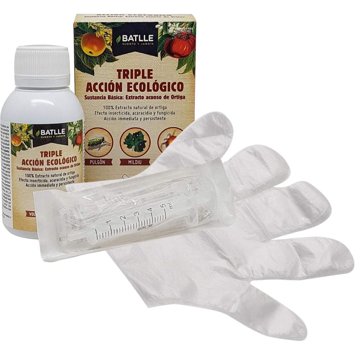 Tripla azione Eco concentrato insetticida fungicida acaricida 100 ml Batlle