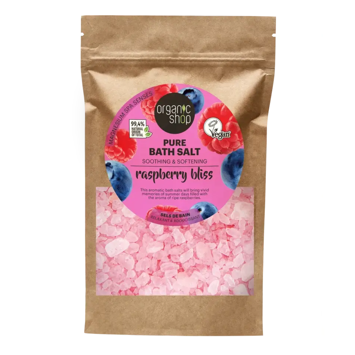 Reine Badesalze Raspberry Bliss Organic Shop 500 g