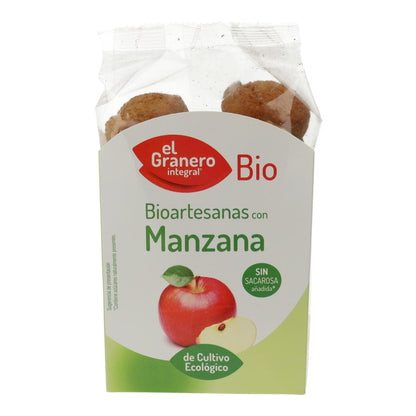 Biscuits artisanaux aux pommes bio El Granero, 250 g