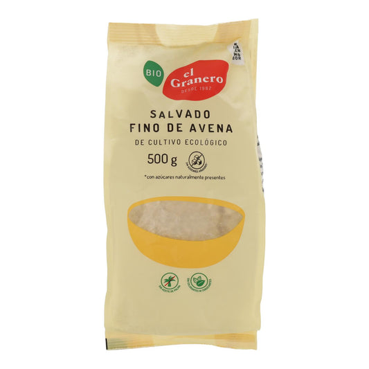 El Granero Organic Fine Oat Bran, 500 g