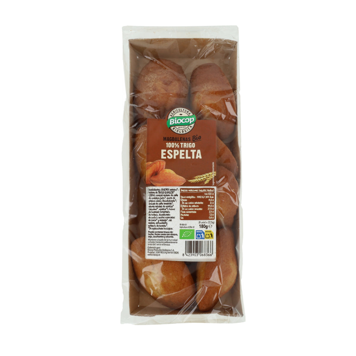 Babeczki 100% pszenica orkiszowa Biocop 180 g