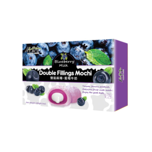 Mochi de Doble Relleno de Arándano y Leche Bamboo House 180 g