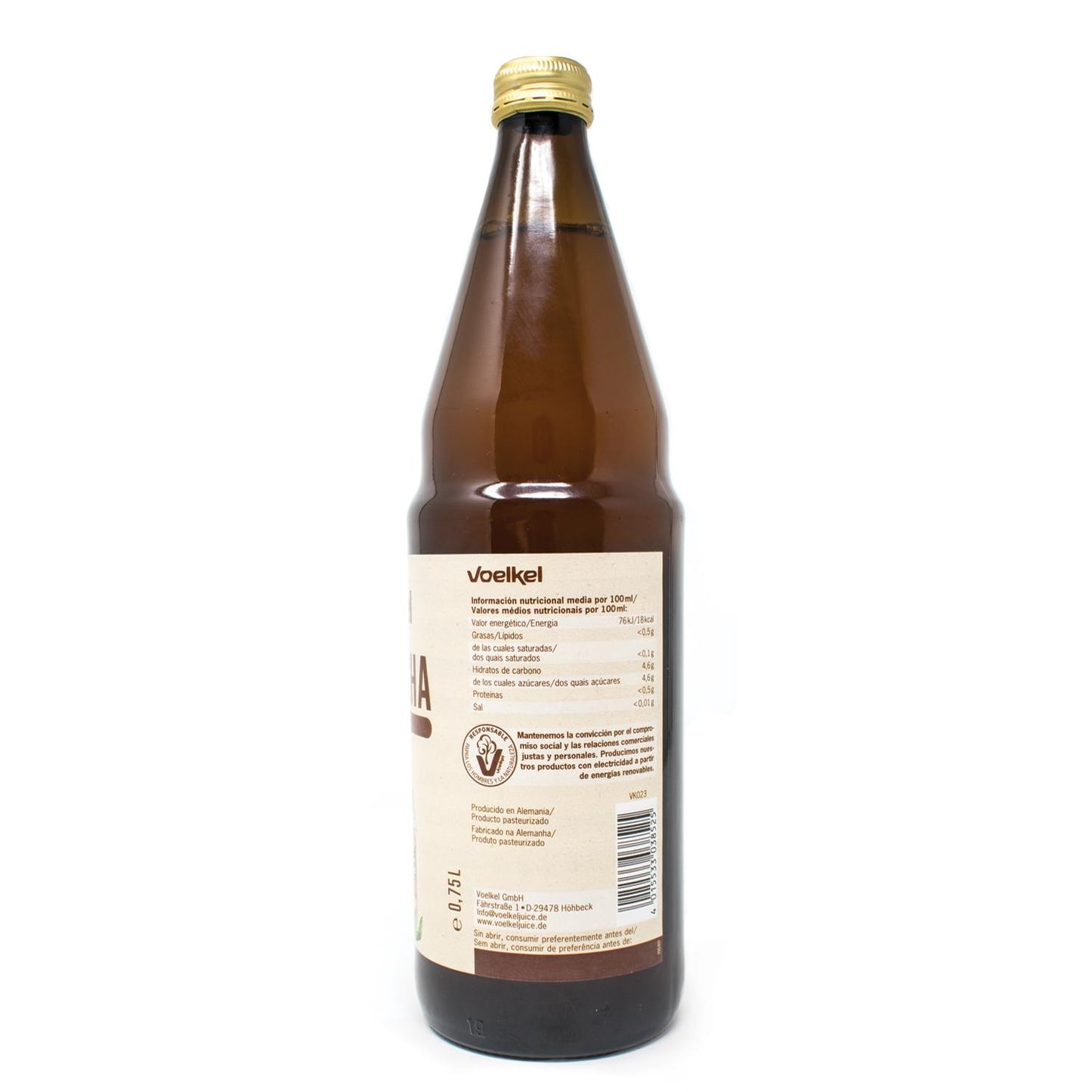 6-pack Kombucha Original BIO Voelkel 750 ml