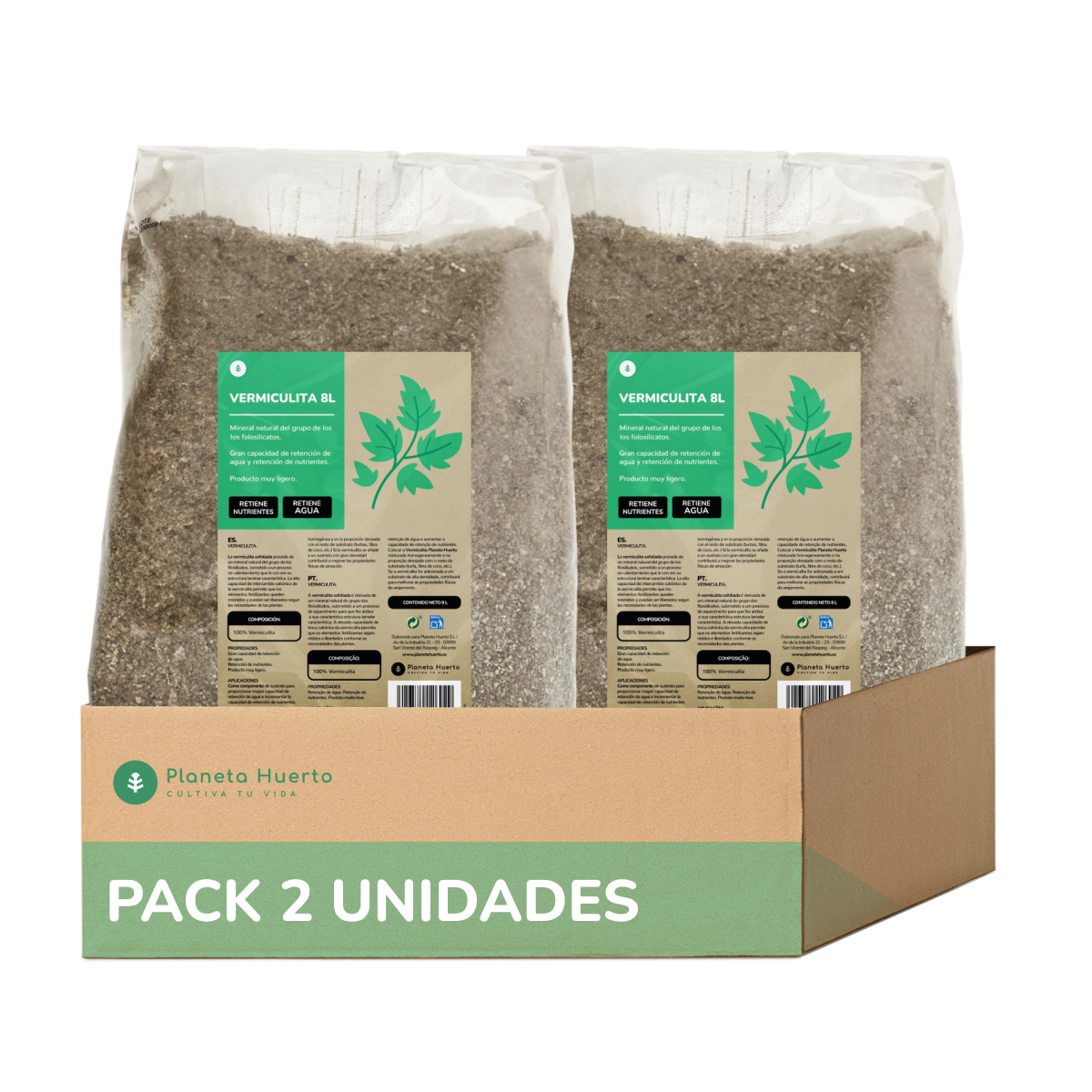 Vermiculite Planeta Huerto 16 litri