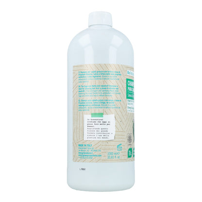 Ecologische shampoo voor vet haar en roos - Salie en brandnetel Greenatural 1 l
