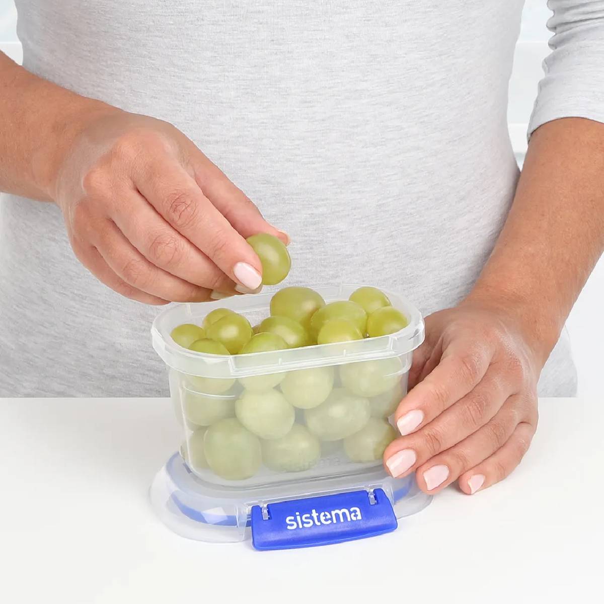 Pakket luchtdichte bakjes Sistema Klip It+ 3x400 ml