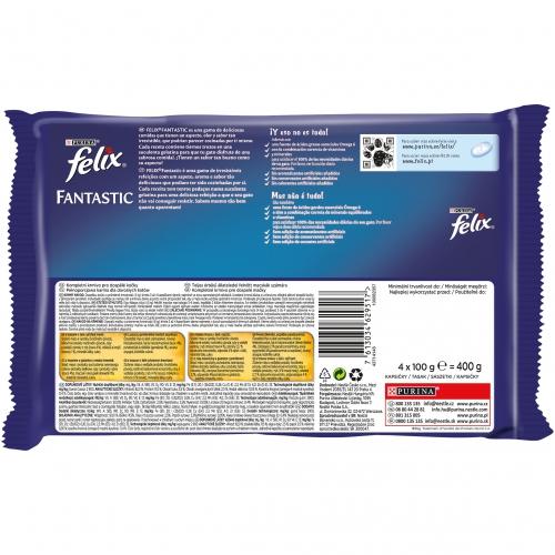 FELIX Fantastic Festín del Mar w galaretce 4 x 85 g