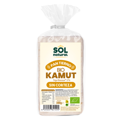 Pane in cassetta di kamut senza crosta Bio Sol Natural  300 g