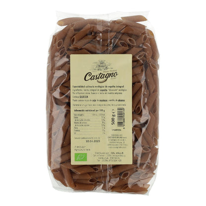 Vollkorn-Dinkel-Makkaroni DICOCCUM ECO Castagno 500 g
