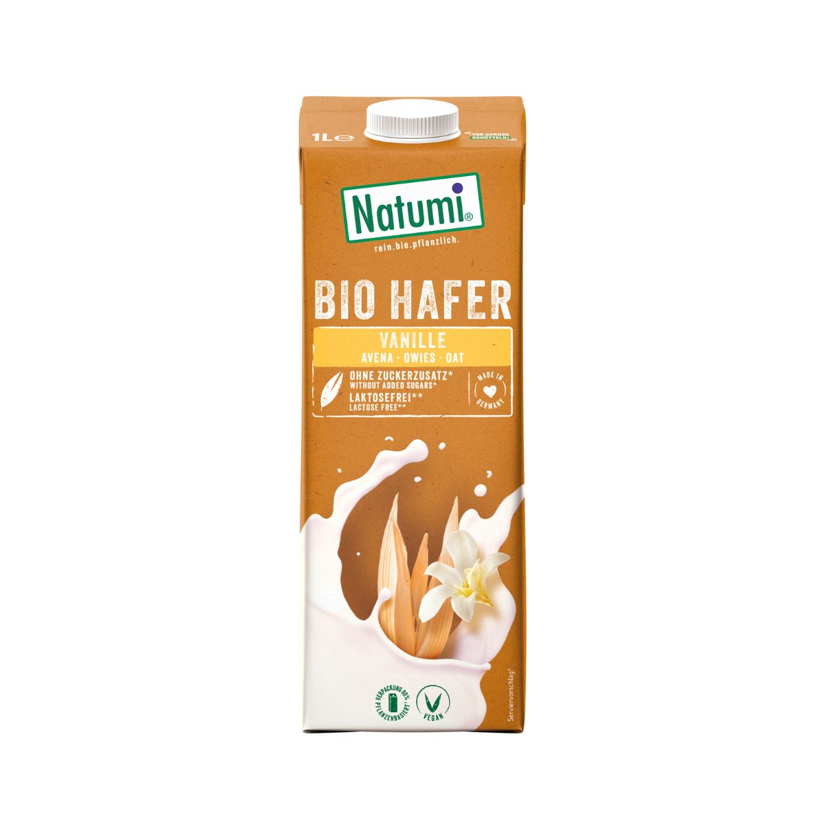 Biologische vanille-haverdrank Natumi 1 l