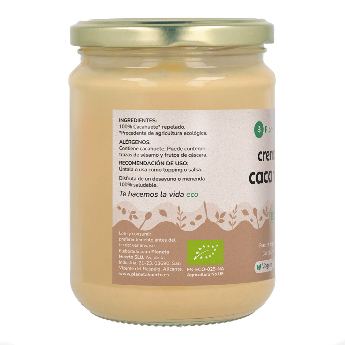 Peanut Cream ECO Planeta Huerto