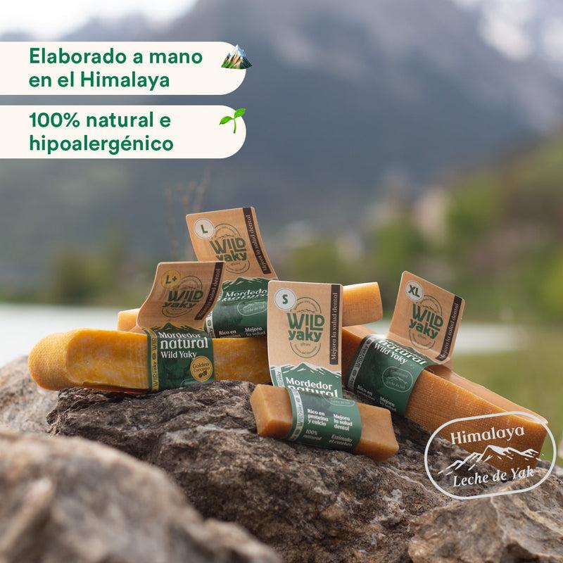 Mordedor Wild Yaky Golden Barrita de Leche de Yak del Himalaya con Cúrcuma Wild Balance 1 ud M+