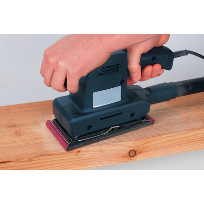 Wolfcraft 8409000 - 15 schuurbladen van korund, korrel 40, 80, 120; geperforeerd 93 x 230 mm