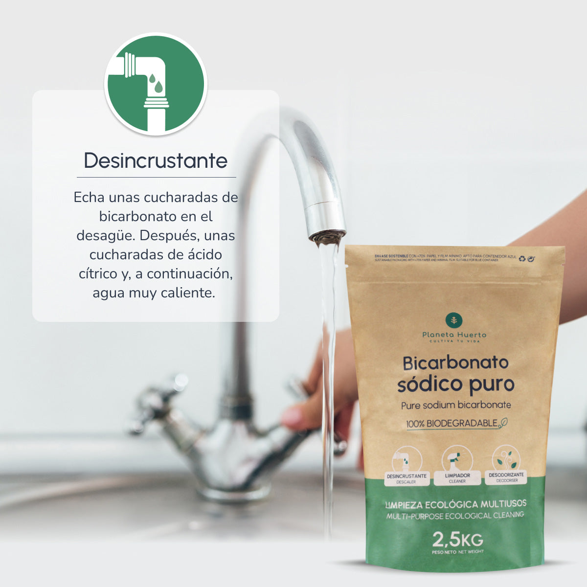 Sodium bicarbonate Planeta Huerto 1 Kg