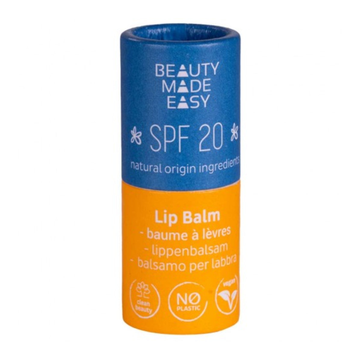 Beauty Made Easy SPF 20 sunscreen lip balm, 5.5 g