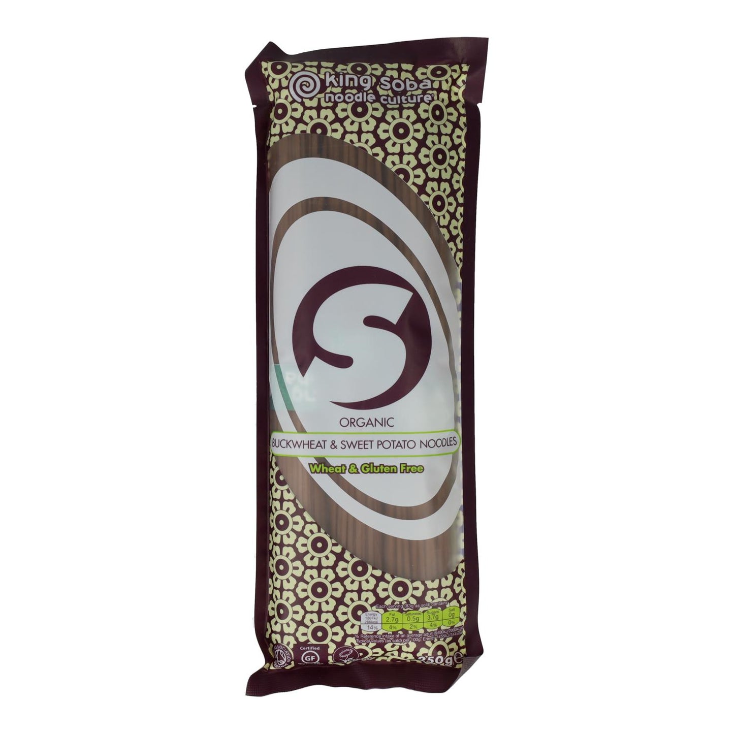 Noodles di grano saraceno e patate dolci King Soba 250 g