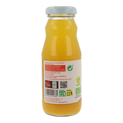 Jus de mandarine 100 % bio fraîchement pressé Ékolo 200 ml