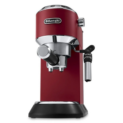 Delonghi Dedica Style Handmatige espressomachine en cappuccinatore EC685.R rood