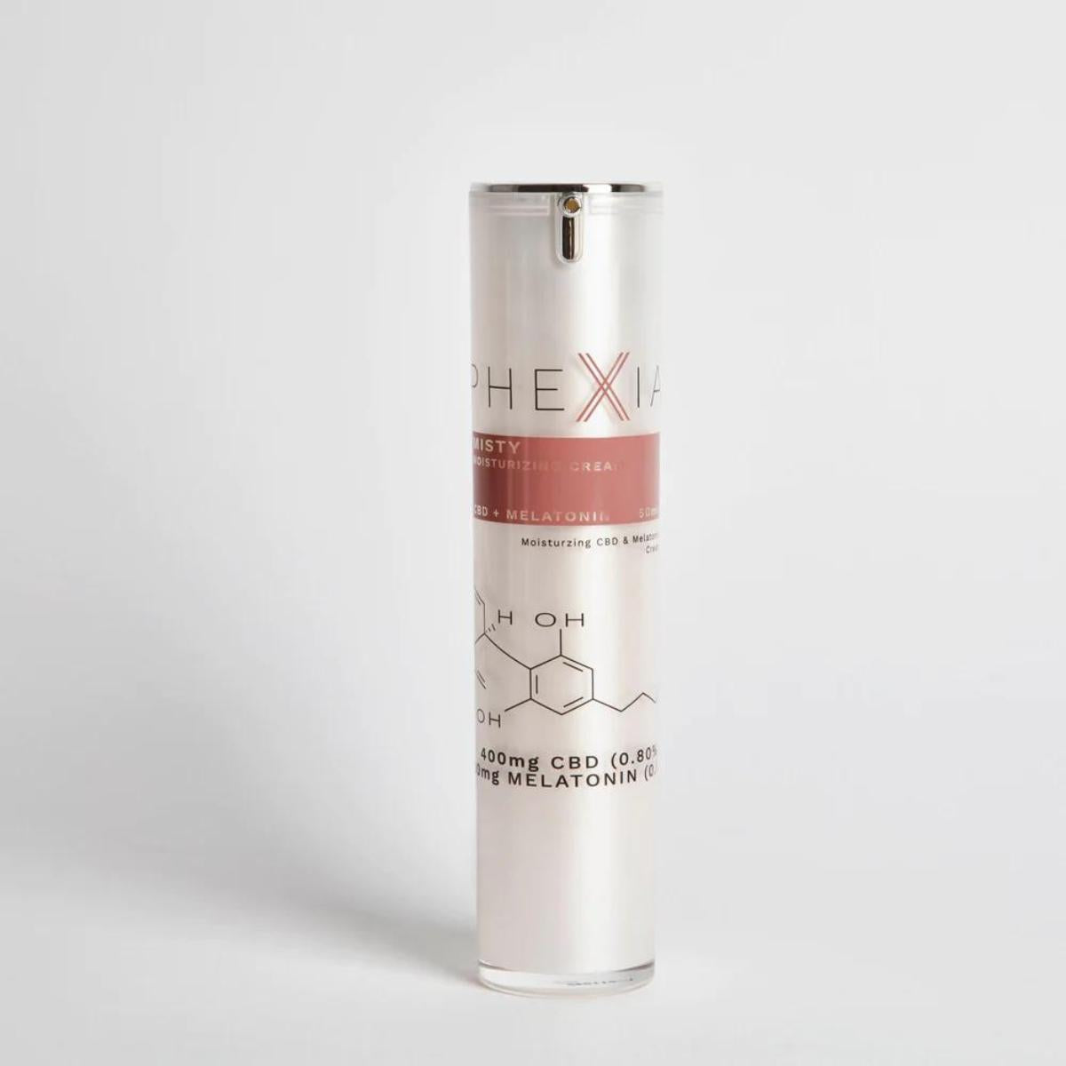 Crema hidratante de CBD Y Melatonina Misty Phexia 50ml