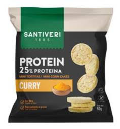 SANTIVERI Protein Curry Mini Pancakes 50 g