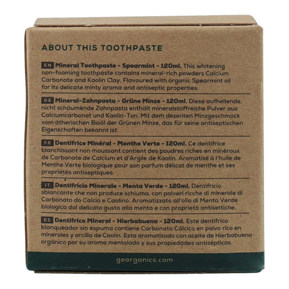 Naturlig tandkräm med mint och kokos Georganics 120 ml