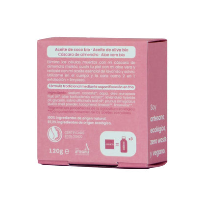 Savon exfoliant écologique, 120 g Essabó