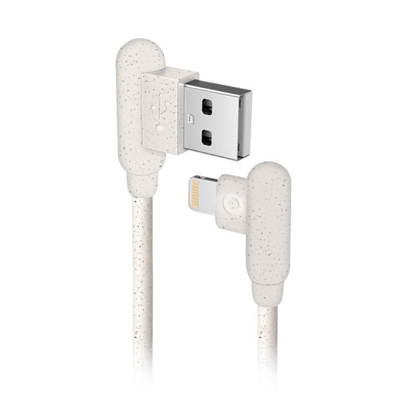 Câble écologique avec matériaux biodégradables, connecteurs USB 2.0 - SBS