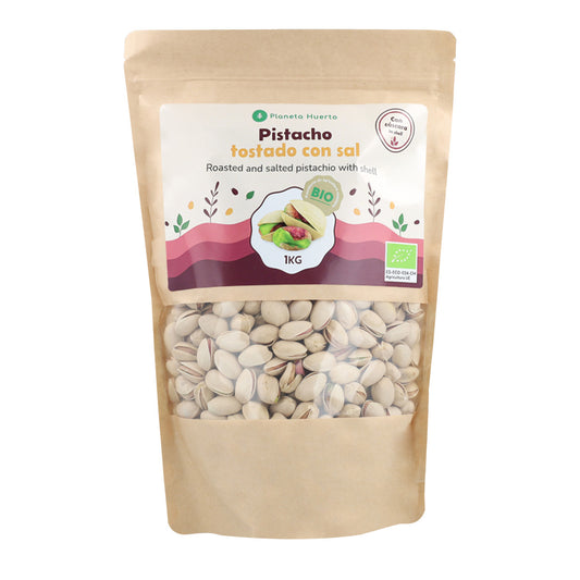Pistaches en coque grillées et salées ECO Planeta Huerto 1 kg