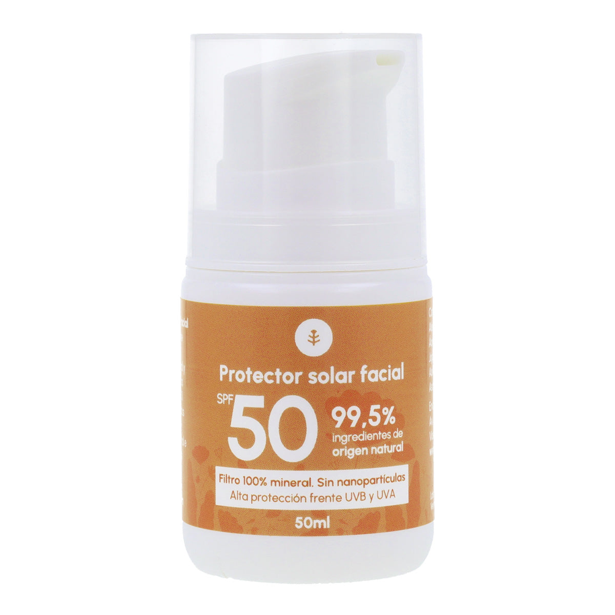 100% minerale zonnebrandcrème voor het gezicht SPF50 Planeta Huerto 50 ml